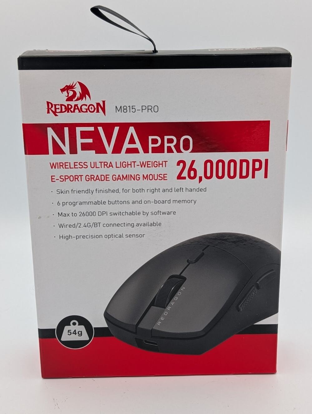 Redragon NEVA PRO M815-PRO Wireless Gaming Mouse 54g 26,000 DPI